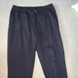 black lululemon trouser pants